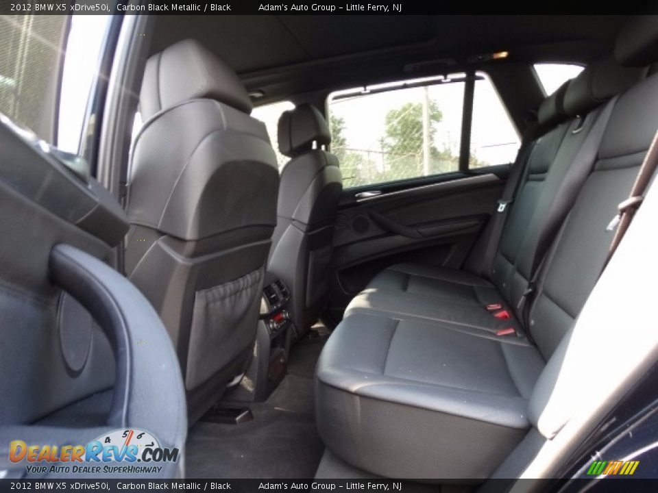 2012 BMW X5 xDrive50i Carbon Black Metallic / Black Photo #19