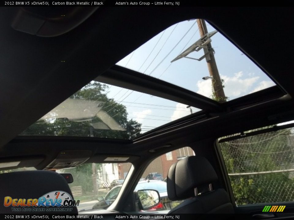 2012 BMW X5 xDrive50i Carbon Black Metallic / Black Photo #23