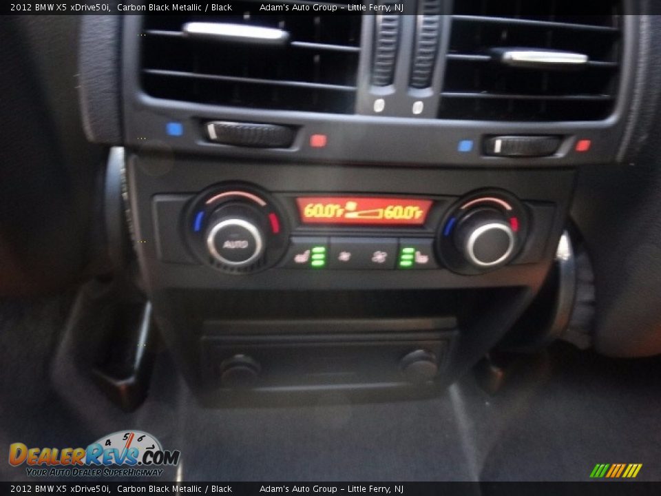 2012 BMW X5 xDrive50i Carbon Black Metallic / Black Photo #25