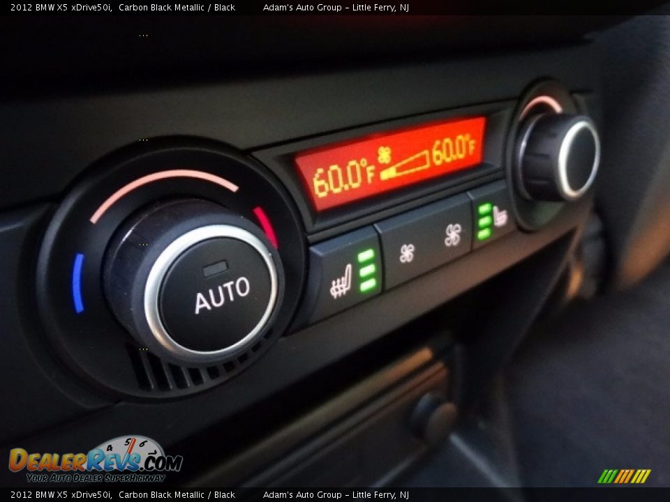 2012 BMW X5 xDrive50i Carbon Black Metallic / Black Photo #26