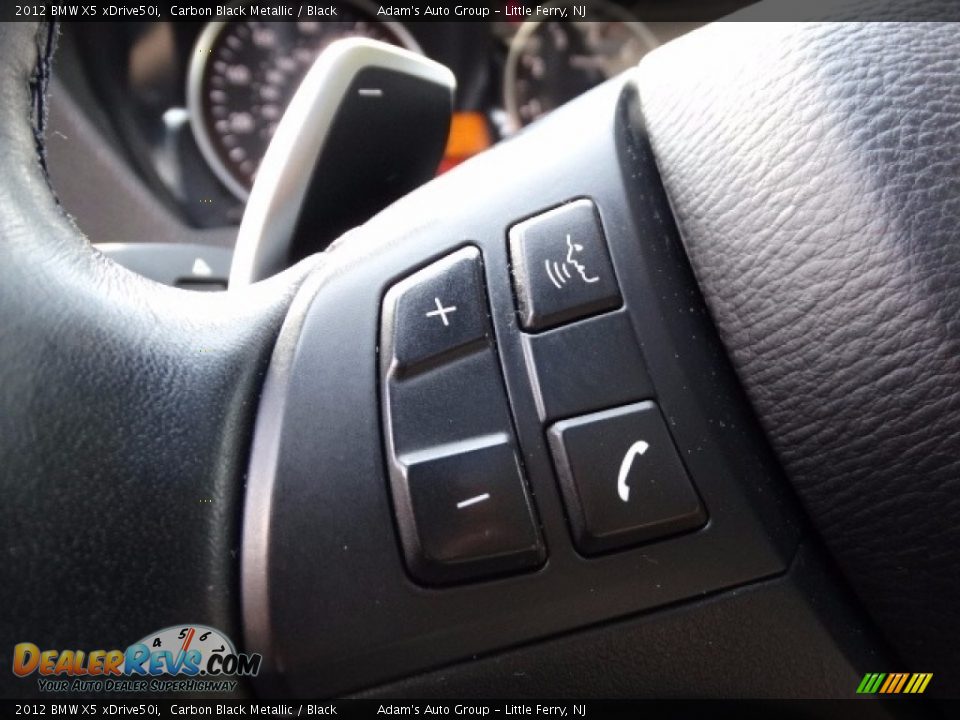 2012 BMW X5 xDrive50i Carbon Black Metallic / Black Photo #31