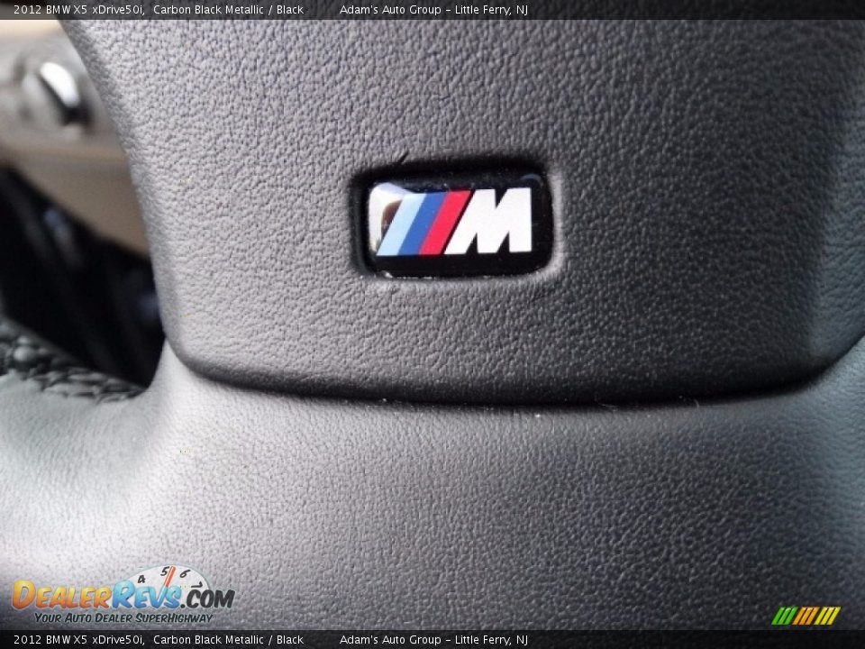 2012 BMW X5 xDrive50i Carbon Black Metallic / Black Photo #32