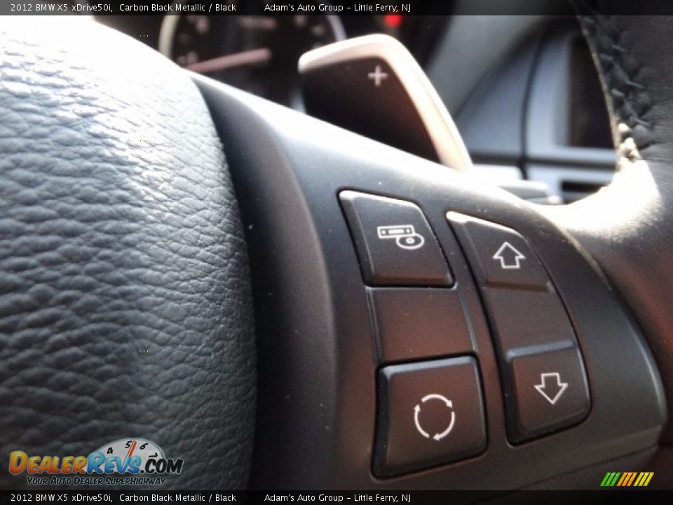 2012 BMW X5 xDrive50i Carbon Black Metallic / Black Photo #33
