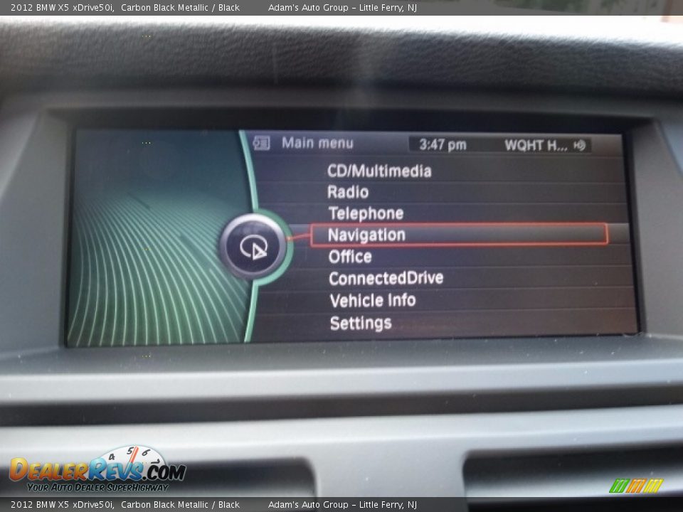 2012 BMW X5 xDrive50i Carbon Black Metallic / Black Photo #35