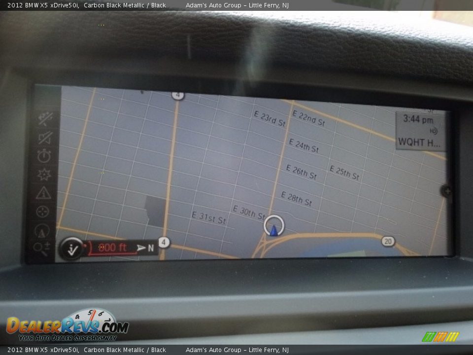 2012 BMW X5 xDrive50i Carbon Black Metallic / Black Photo #36