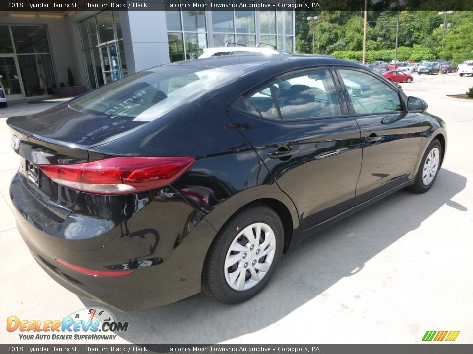 2018 Hyundai Elantra SE Phantom Black / Black Photo #2