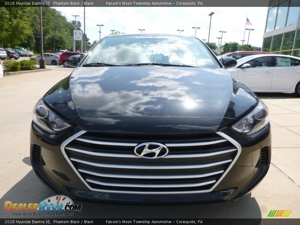 2018 Hyundai Elantra SE Phantom Black / Black Photo #4