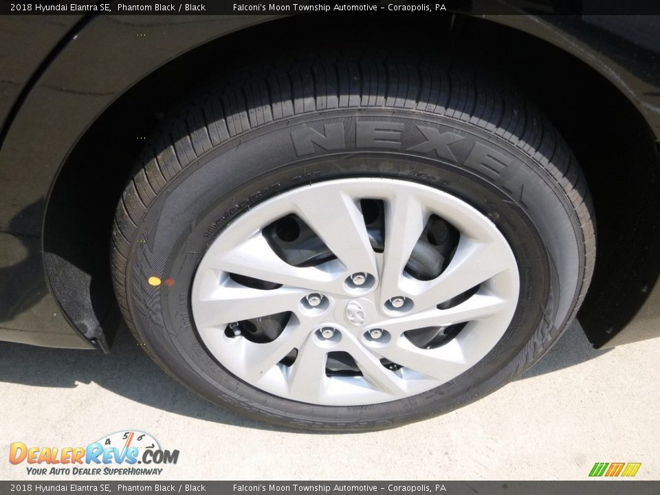 2018 Hyundai Elantra SE Phantom Black / Black Photo #7