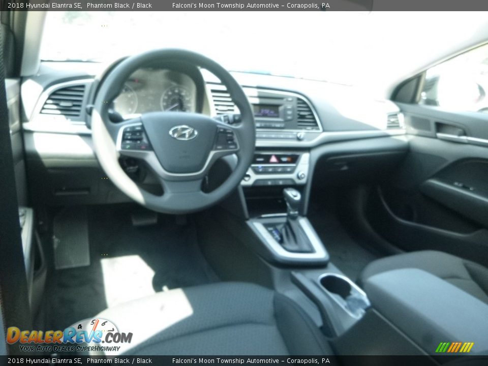 2018 Hyundai Elantra SE Phantom Black / Black Photo #9