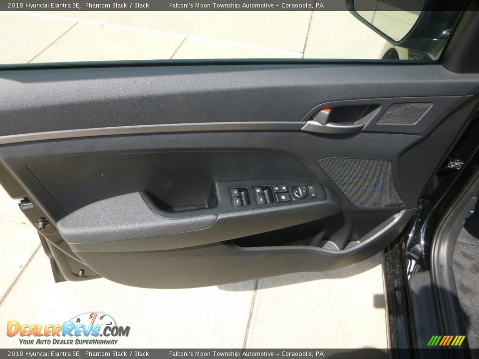 2018 Hyundai Elantra SE Phantom Black / Black Photo #10