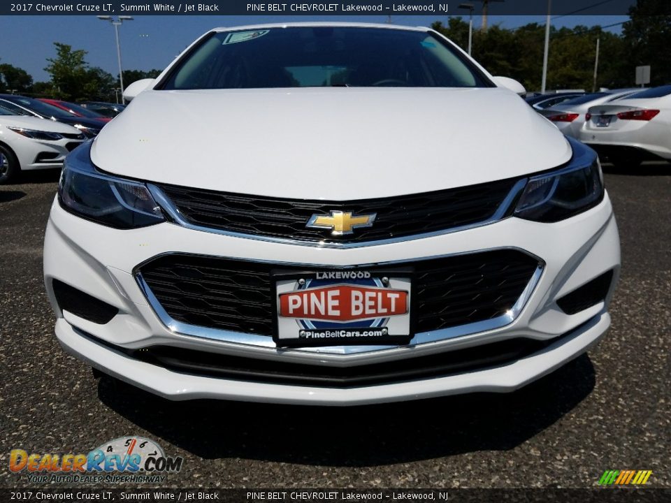 2017 Chevrolet Cruze LT Summit White / Jet Black Photo #2
