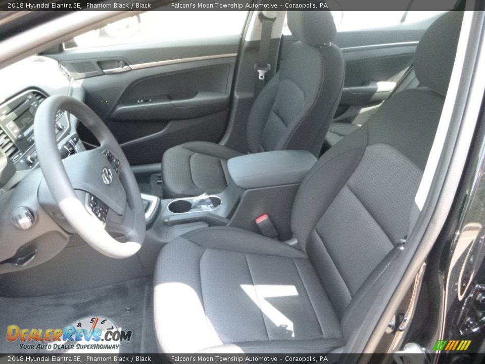 2018 Hyundai Elantra SE Phantom Black / Black Photo #11