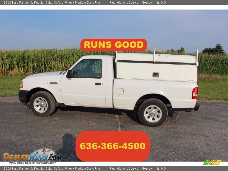 2009 Ford Ranger XL Regular Cab Oxford White / Medium Dark Flint Photo #1