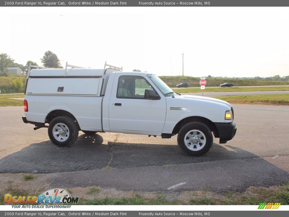 2009 Ford Ranger XL Regular Cab Oxford White / Medium Dark Flint Photo #8