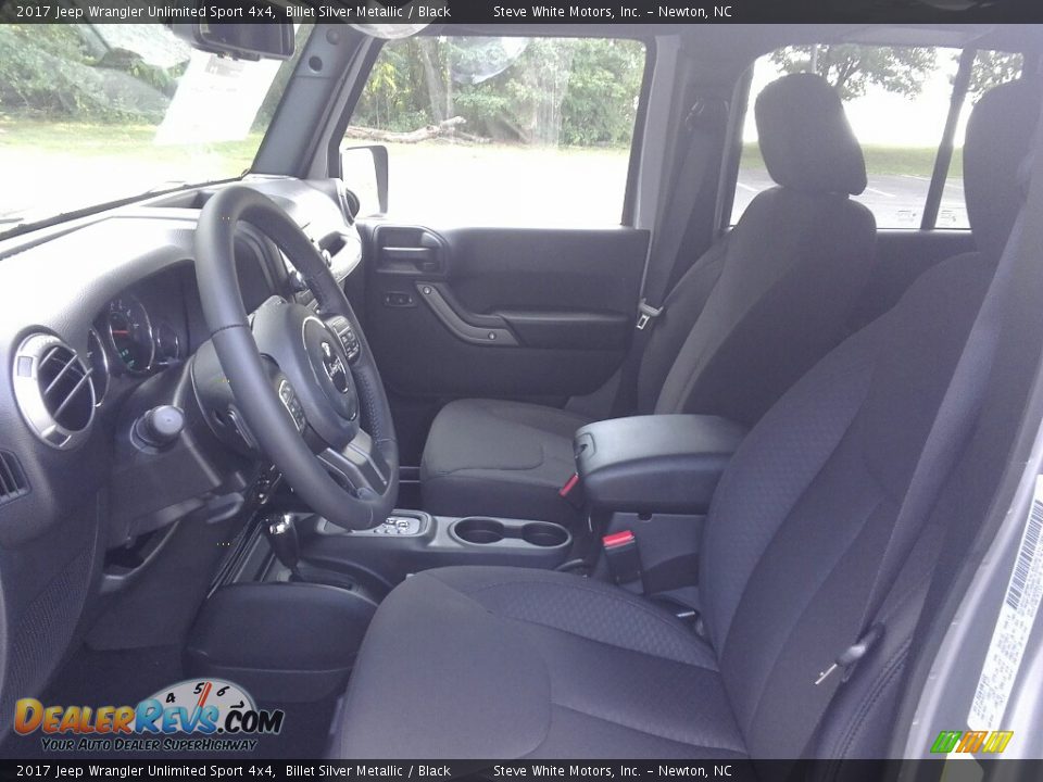 2017 Jeep Wrangler Unlimited Sport 4x4 Billet Silver Metallic / Black Photo #9