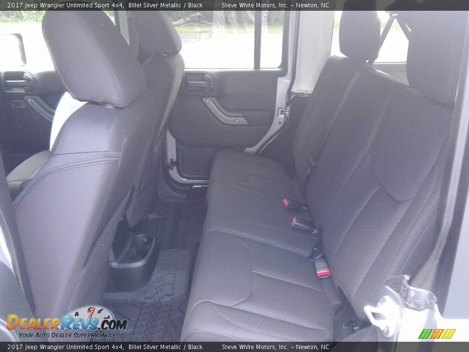2017 Jeep Wrangler Unlimited Sport 4x4 Billet Silver Metallic / Black Photo #10
