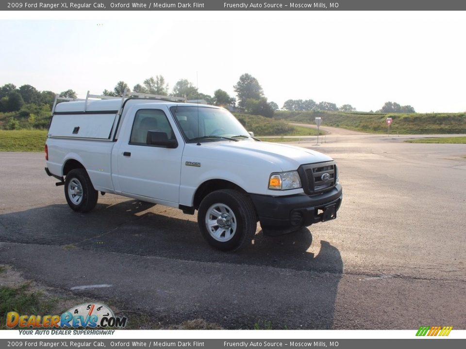 2009 Ford Ranger XL Regular Cab Oxford White / Medium Dark Flint Photo #14