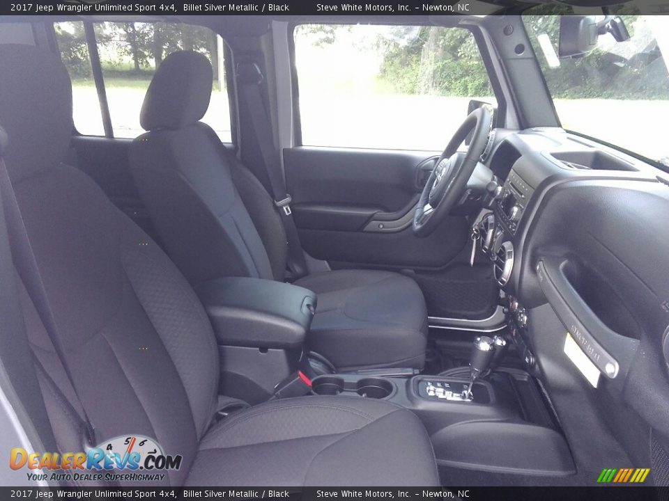 2017 Jeep Wrangler Unlimited Sport 4x4 Billet Silver Metallic / Black Photo #13