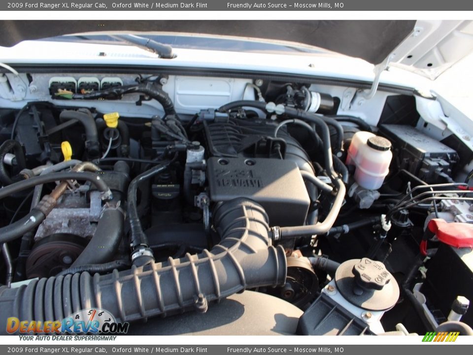 2009 Ford Ranger XL Regular Cab Oxford White / Medium Dark Flint Photo #18