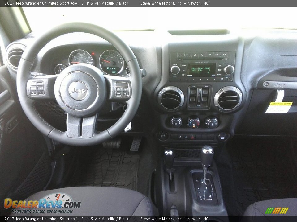 2017 Jeep Wrangler Unlimited Sport 4x4 Billet Silver Metallic / Black Photo #16