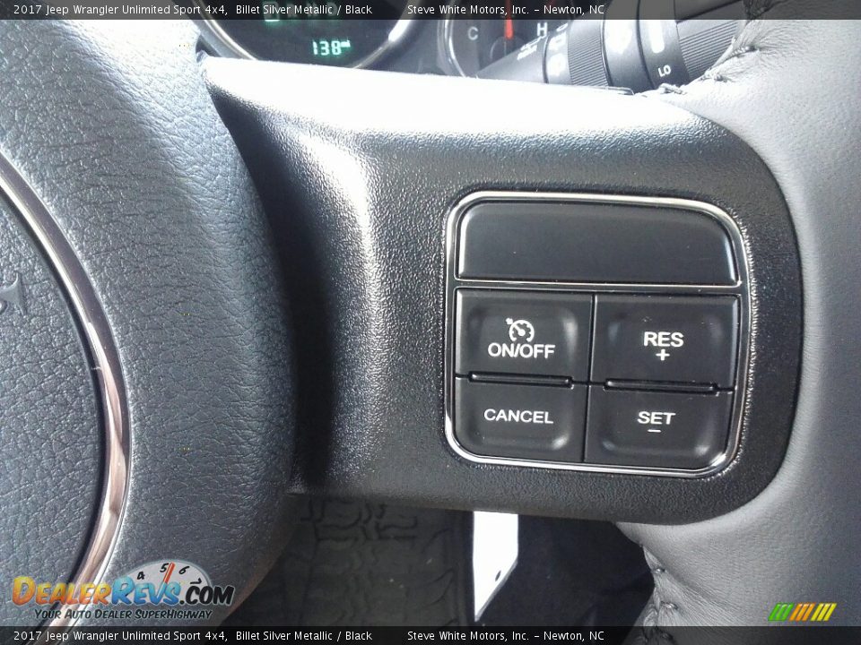 2017 Jeep Wrangler Unlimited Sport 4x4 Billet Silver Metallic / Black Photo #18