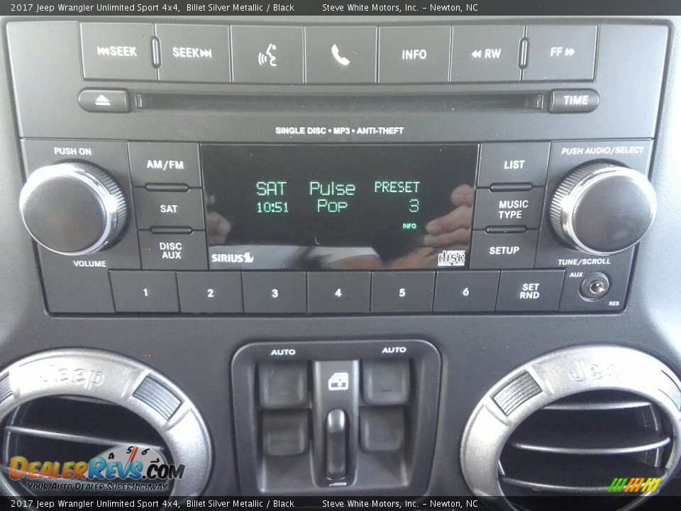2017 Jeep Wrangler Unlimited Sport 4x4 Billet Silver Metallic / Black Photo #21
