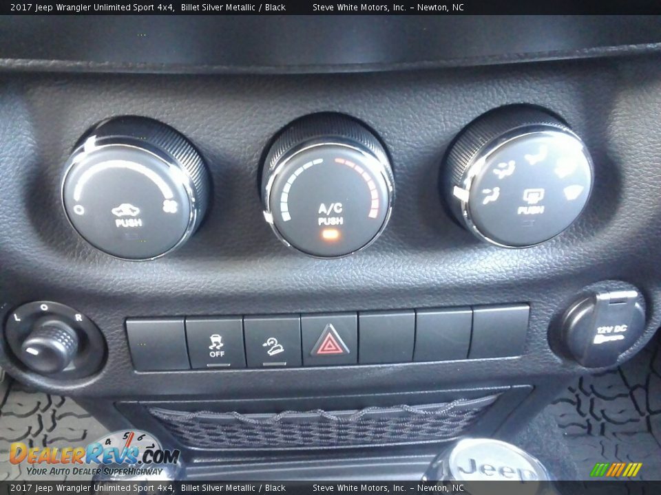 2017 Jeep Wrangler Unlimited Sport 4x4 Billet Silver Metallic / Black Photo #22