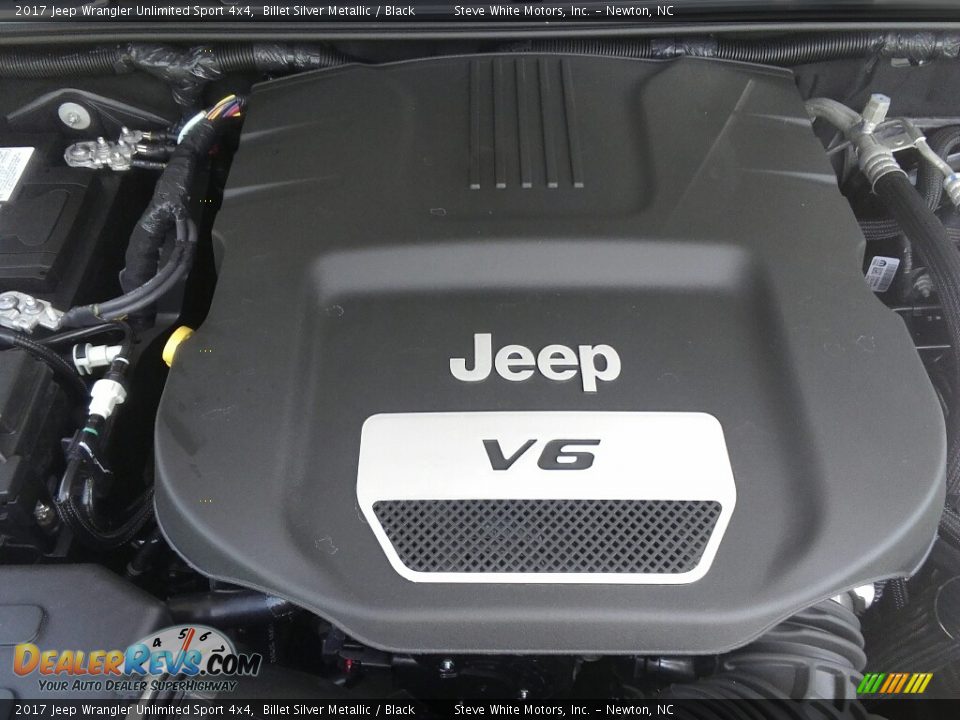 2017 Jeep Wrangler Unlimited Sport 4x4 Billet Silver Metallic / Black Photo #26