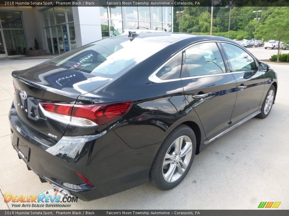 2018 Hyundai Sonata Sport Phantom Black / Black Photo #2