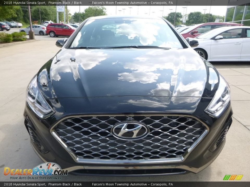 2018 Hyundai Sonata Sport Phantom Black / Black Photo #4