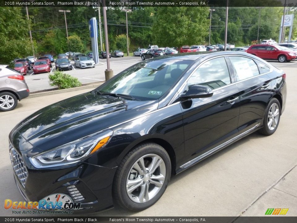 2018 Hyundai Sonata Sport Phantom Black / Black Photo #5