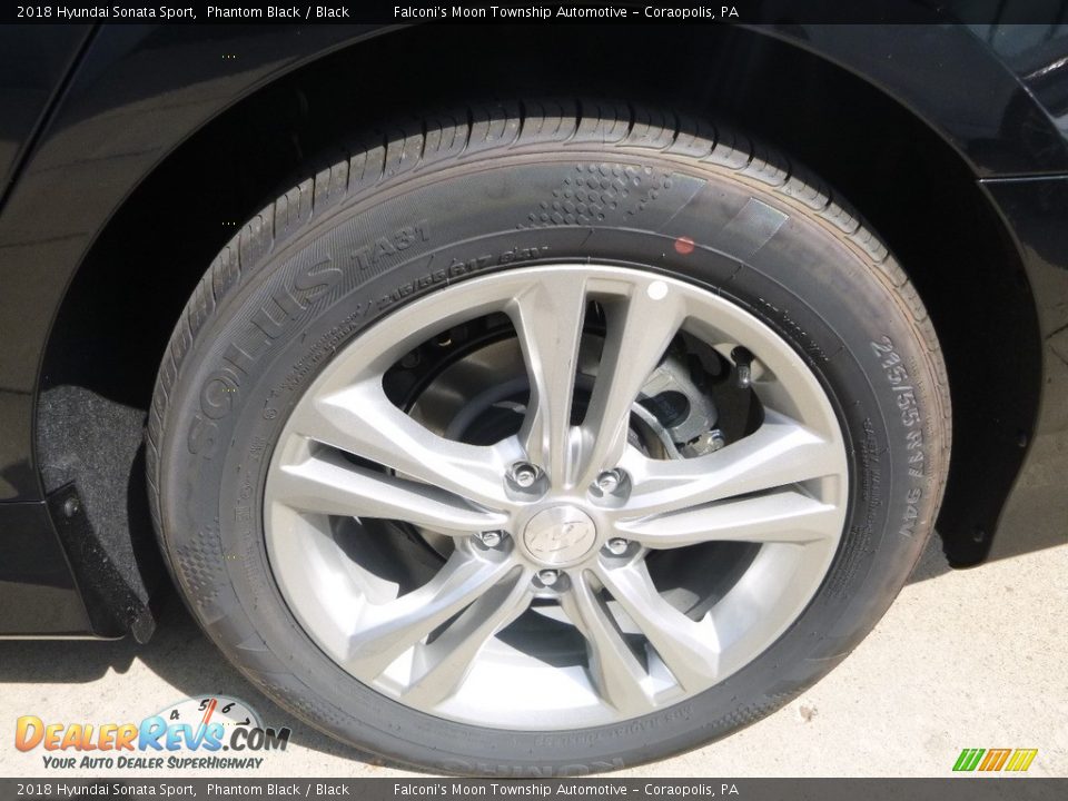 2018 Hyundai Sonata Sport Phantom Black / Black Photo #7