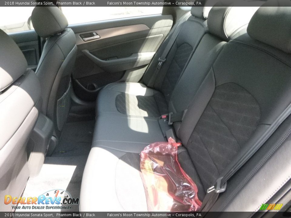 2018 Hyundai Sonata Sport Phantom Black / Black Photo #8