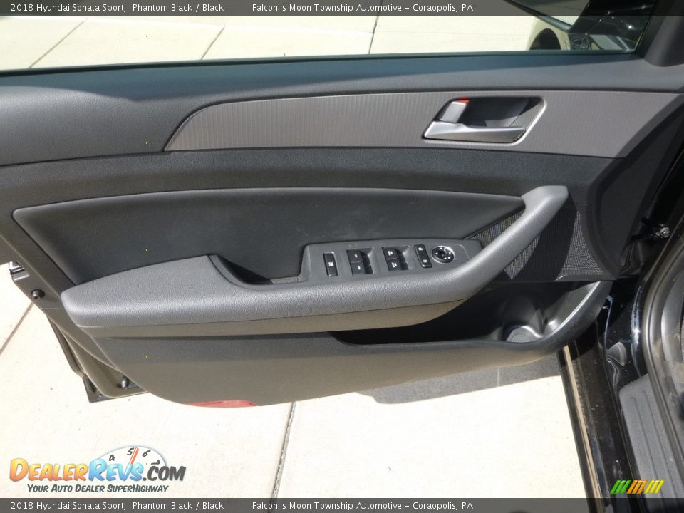 2018 Hyundai Sonata Sport Phantom Black / Black Photo #10