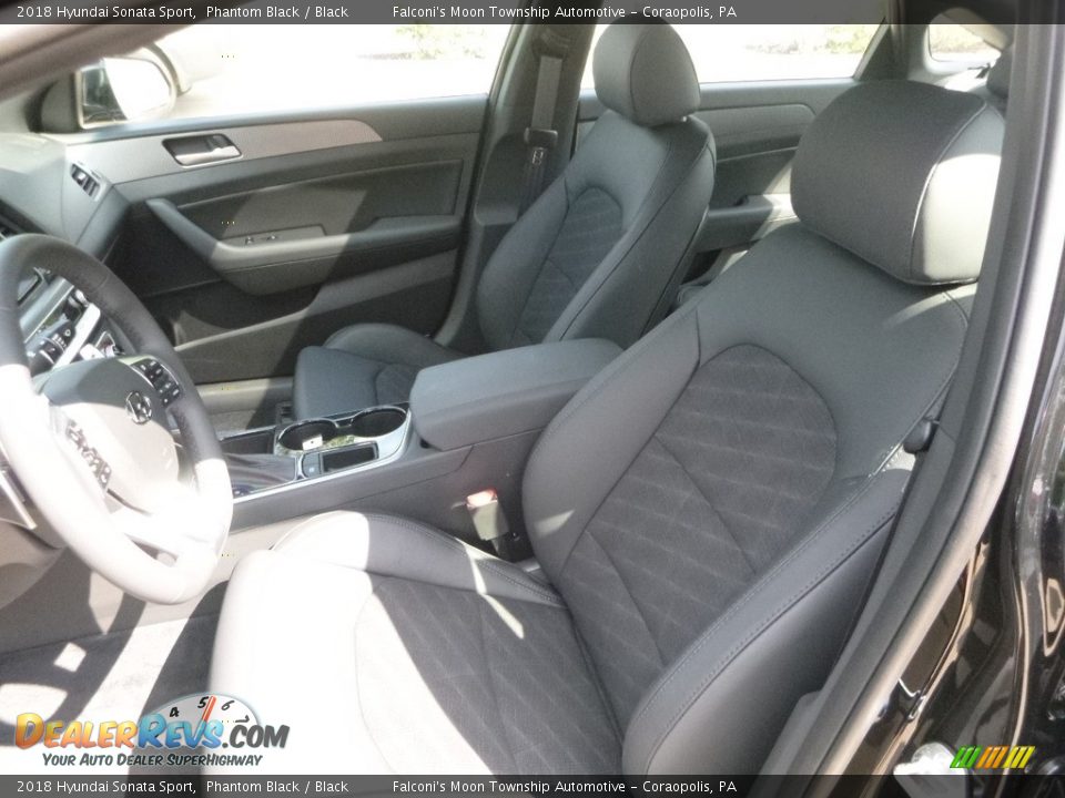 2018 Hyundai Sonata Sport Phantom Black / Black Photo #11