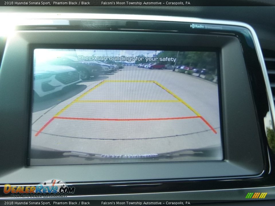 2018 Hyundai Sonata Sport Phantom Black / Black Photo #15