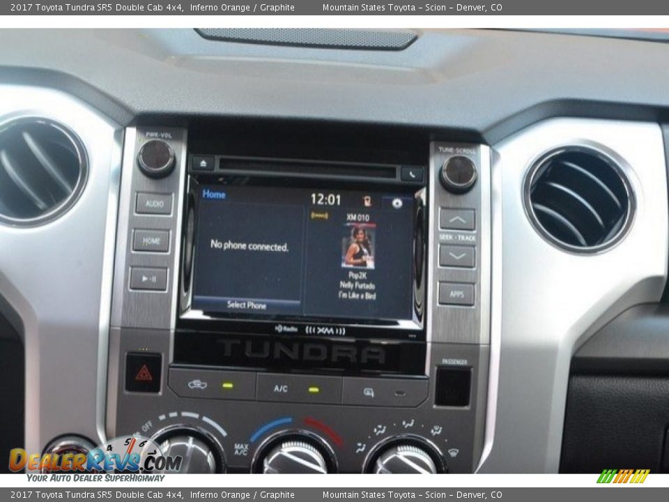 2017 Toyota Tundra SR5 Double Cab 4x4 Inferno Orange / Graphite Photo #6