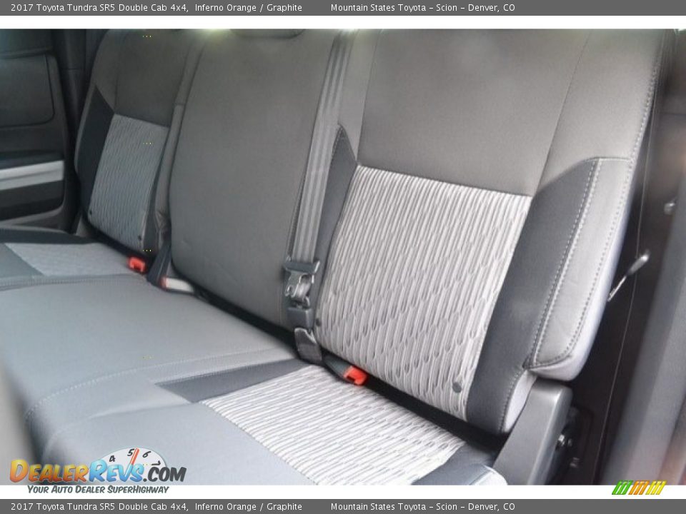 2017 Toyota Tundra SR5 Double Cab 4x4 Inferno Orange / Graphite Photo #7