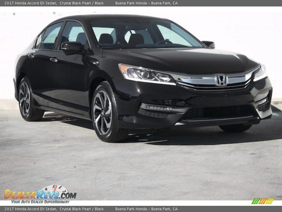 2017 Honda Accord EX Sedan Crystal Black Pearl / Black Photo #1