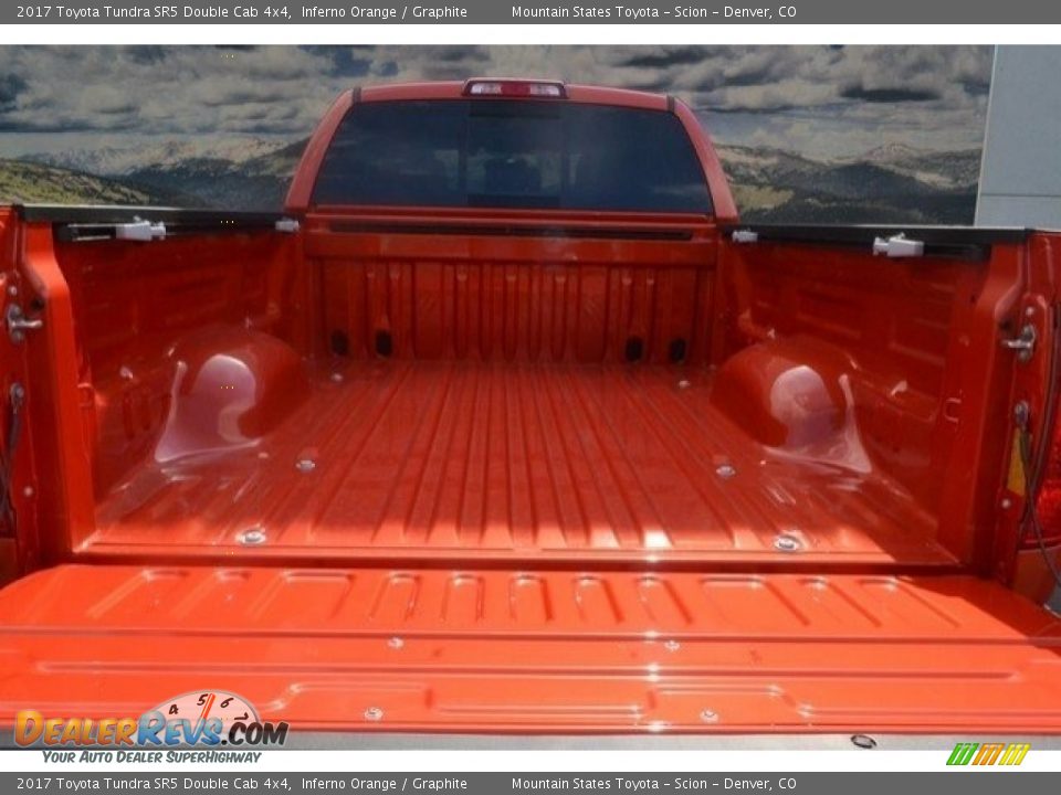 2017 Toyota Tundra SR5 Double Cab 4x4 Inferno Orange / Graphite Photo #8