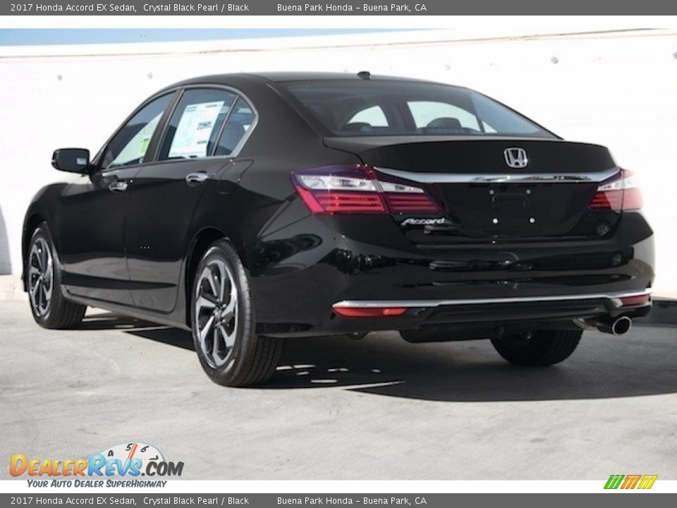 2017 Honda Accord EX Sedan Crystal Black Pearl / Black Photo #2