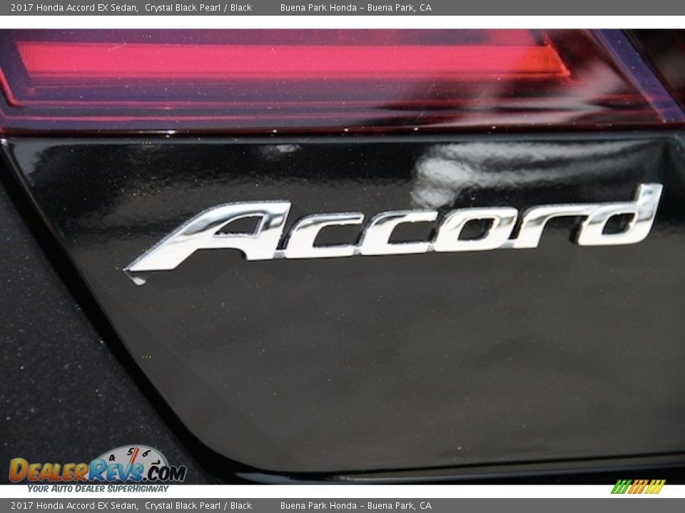 2017 Honda Accord EX Sedan Crystal Black Pearl / Black Photo #3
