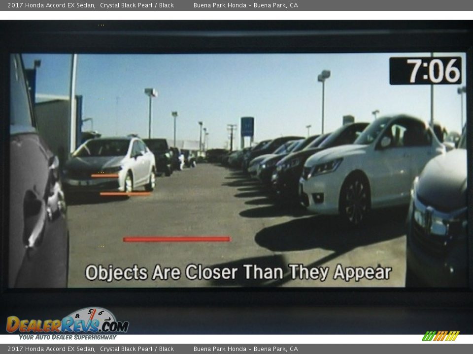 2017 Honda Accord EX Sedan Crystal Black Pearl / Black Photo #6