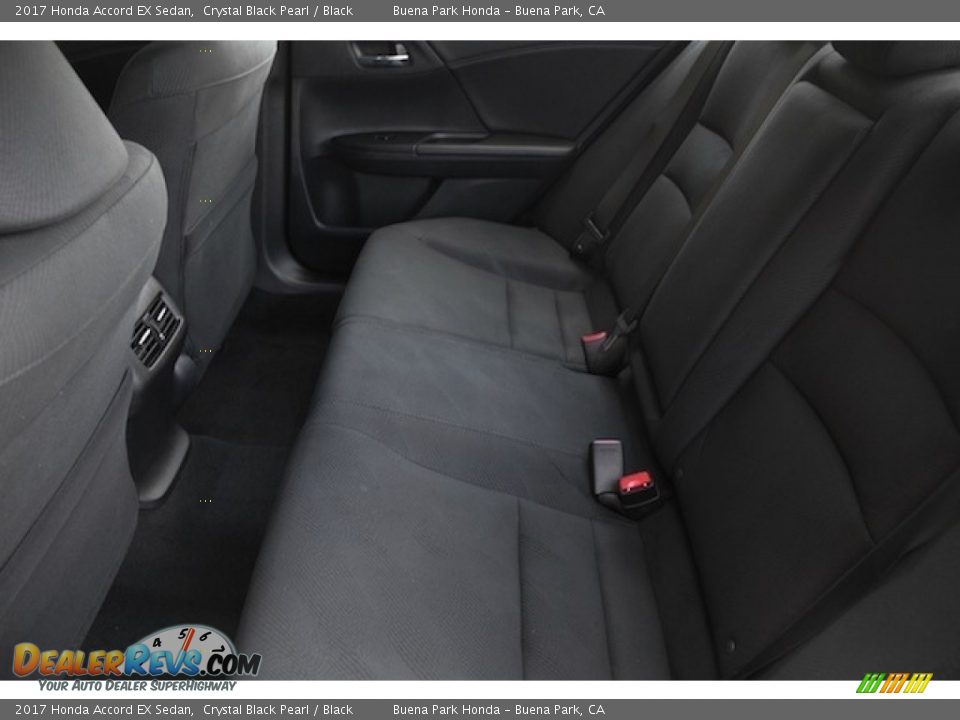 2017 Honda Accord EX Sedan Crystal Black Pearl / Black Photo #12