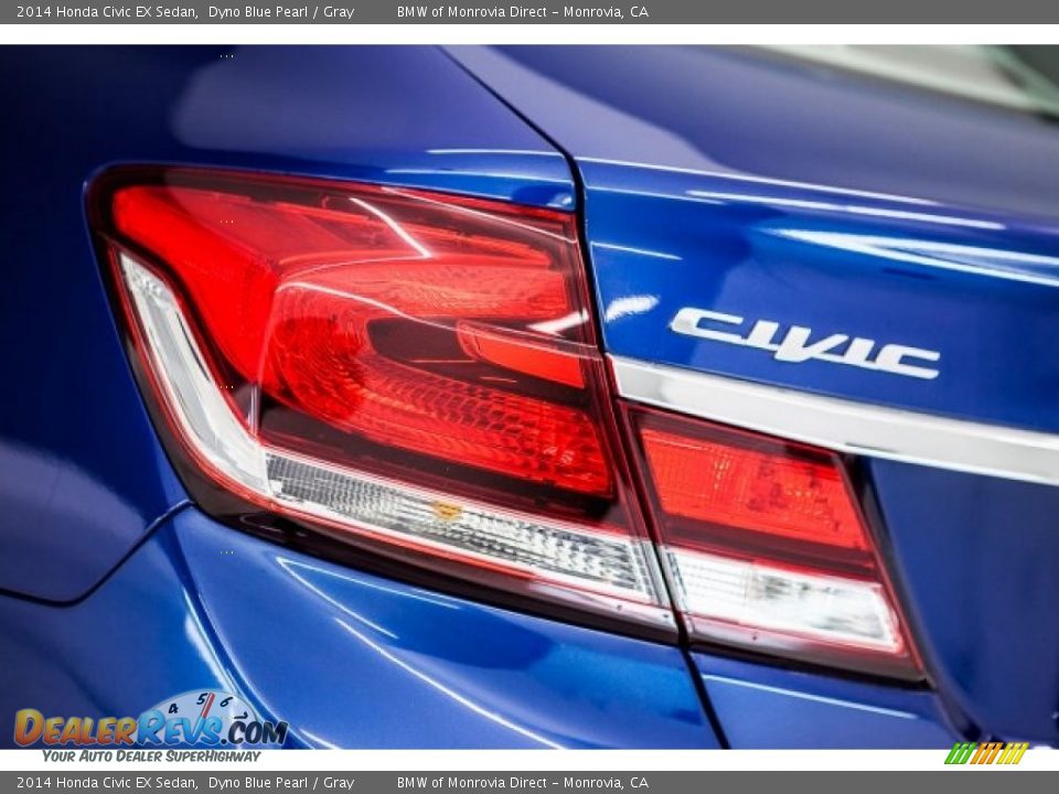 2014 Honda Civic EX Sedan Dyno Blue Pearl / Gray Photo #24