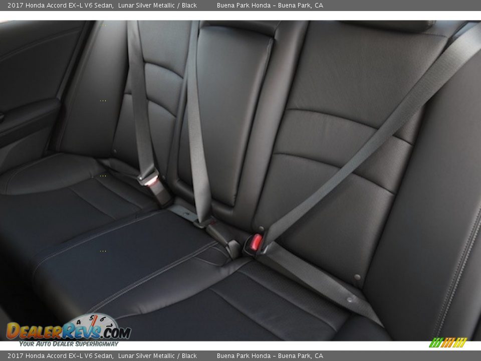 2017 Honda Accord EX-L V6 Sedan Lunar Silver Metallic / Black Photo #15