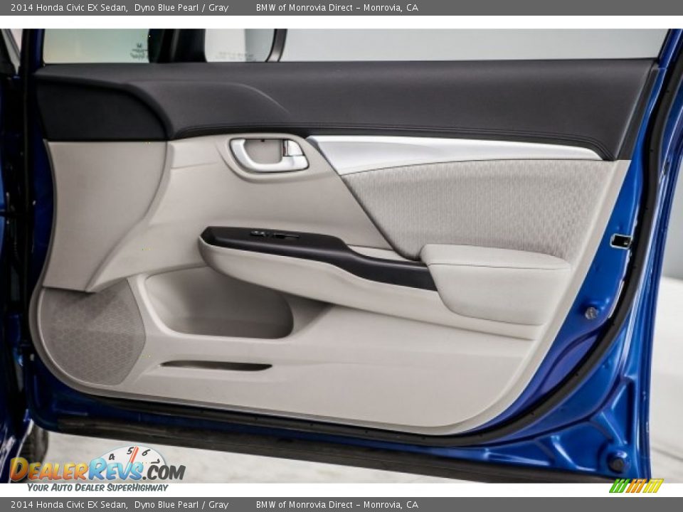 2014 Honda Civic EX Sedan Dyno Blue Pearl / Gray Photo #27