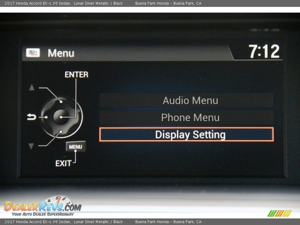 2017 Honda Accord EX-L V6 Sedan Lunar Silver Metallic / Black Photo #17