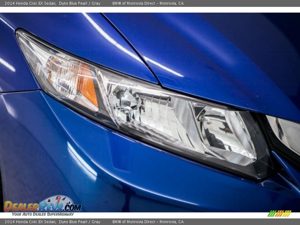 2014 Honda Civic EX Sedan Dyno Blue Pearl / Gray Photo #29