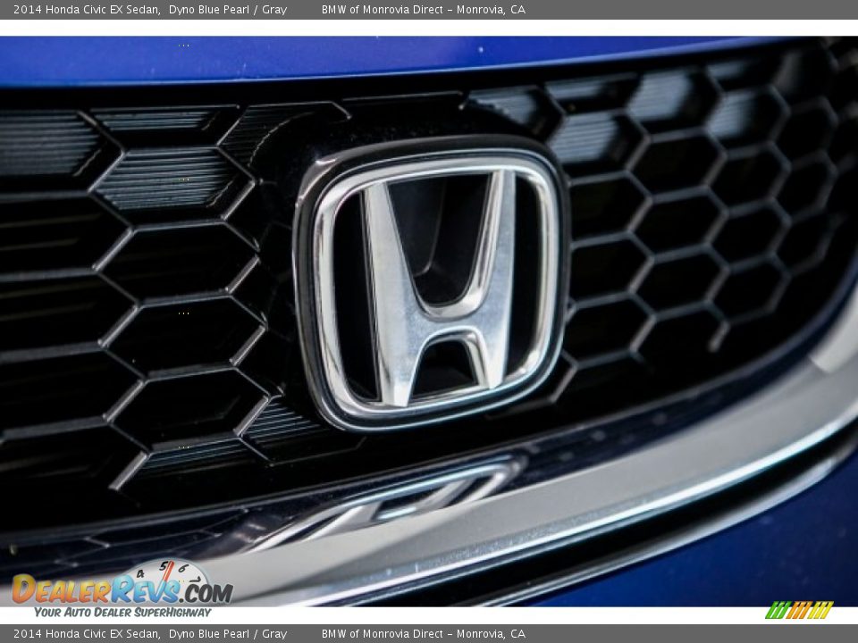 2014 Honda Civic EX Sedan Dyno Blue Pearl / Gray Photo #30